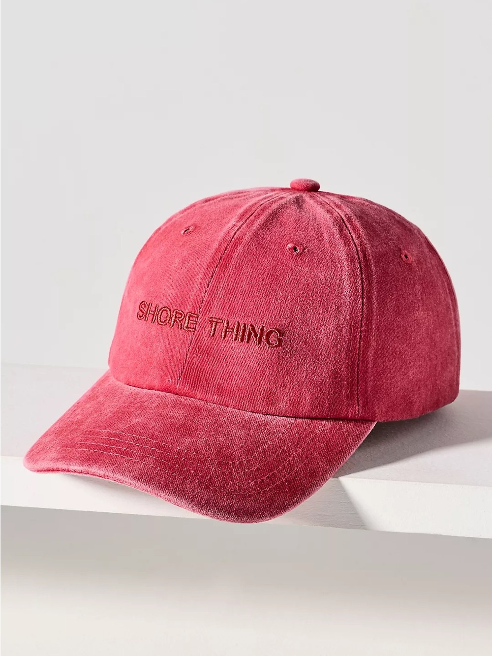 🌷Anthropologie Intentionally Blank Shore Things Baseball Cap
